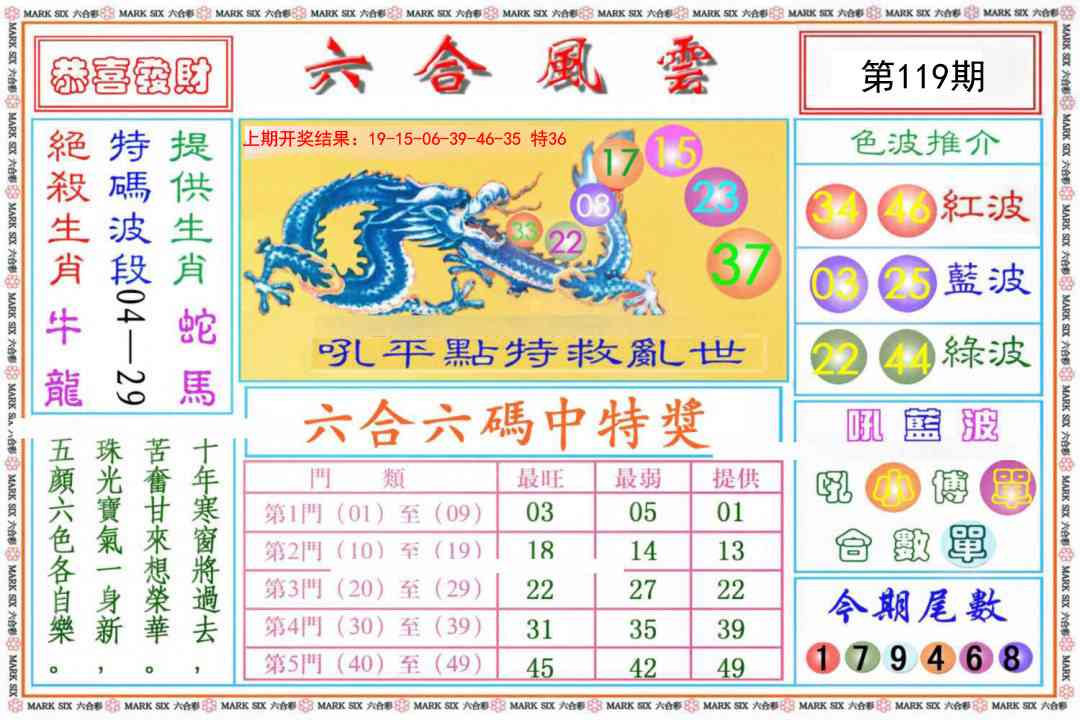 119期六合风云《另版》[图]