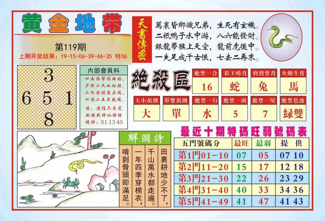 119期黄金地带[图]