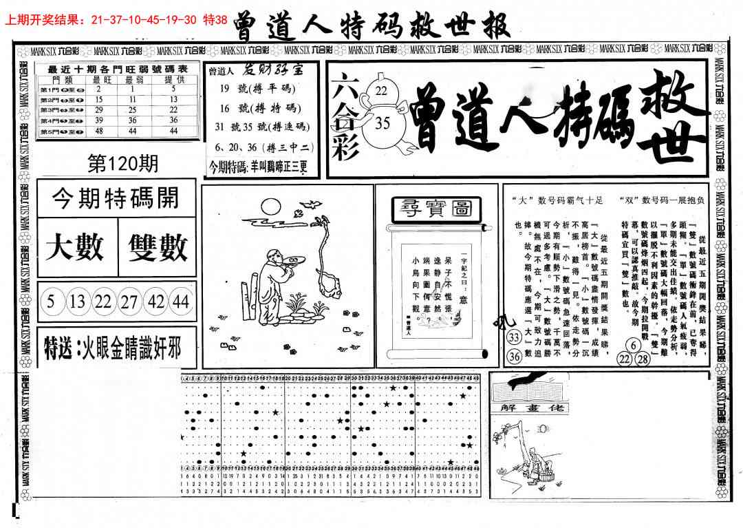 120期曾道人特码救世A[图]