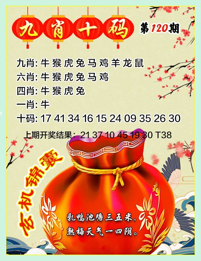120期九肖十码[图]