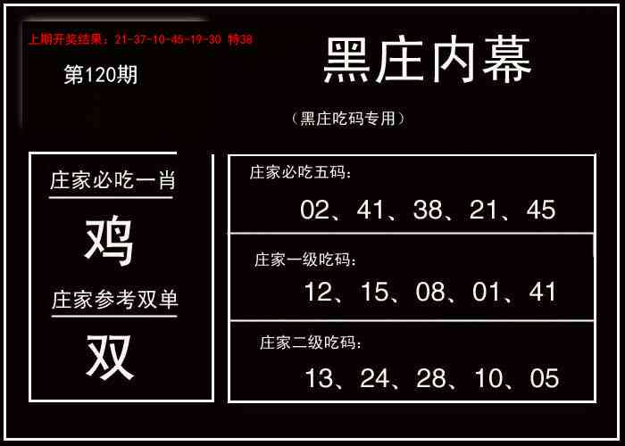 120期黑庄内幕[图]