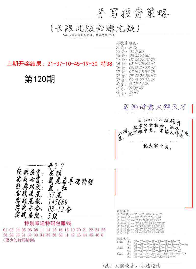 120期手写投资策略[图]