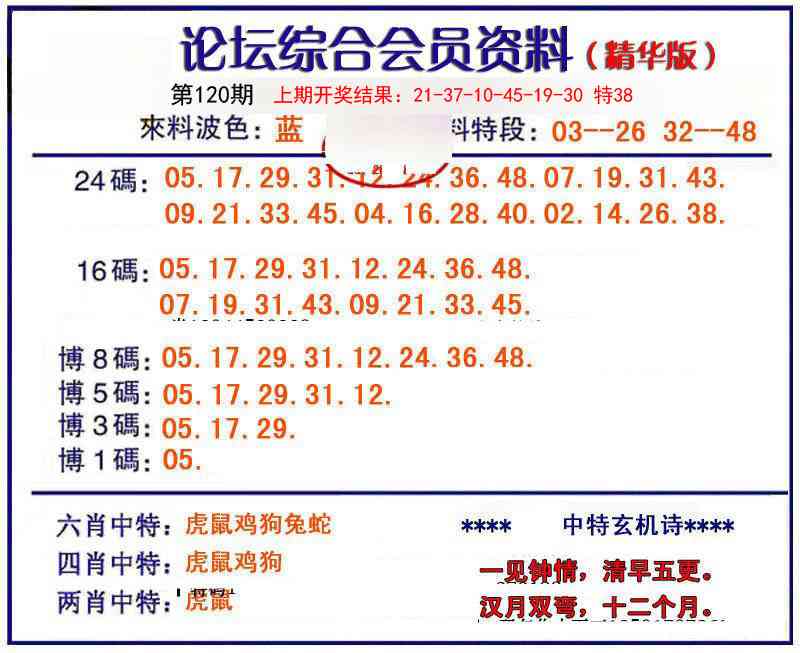 120期综合会员资料[图]
