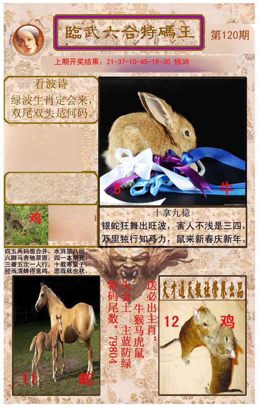120期临武六合特码王[图]