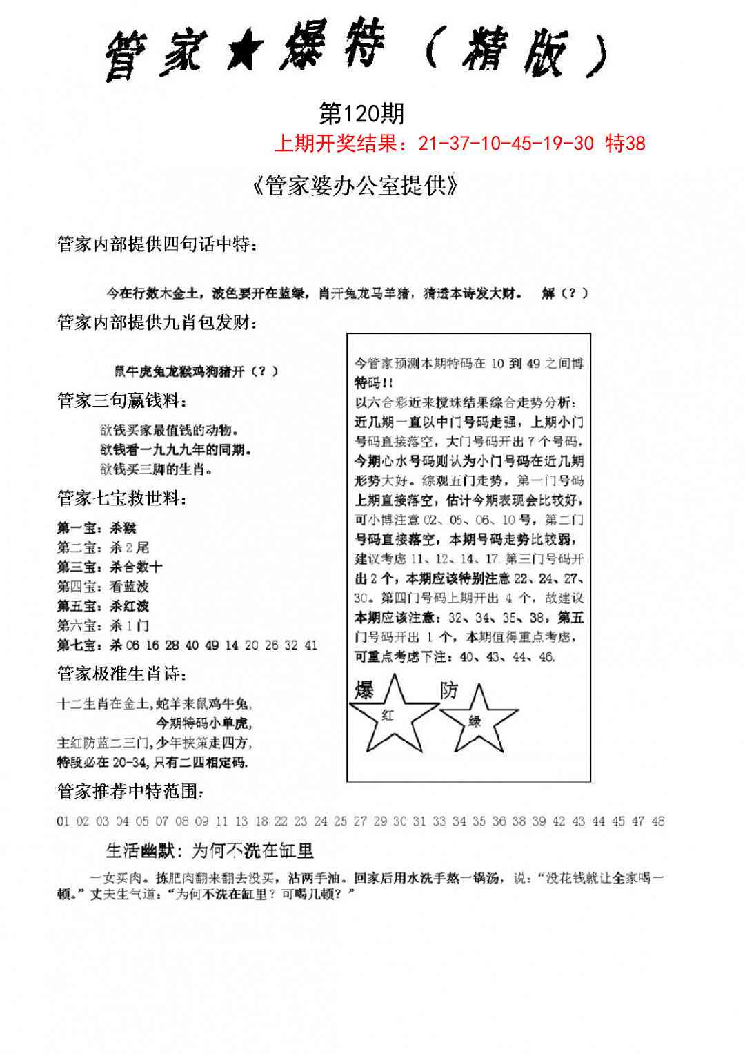 120期管家爆特精版[图]