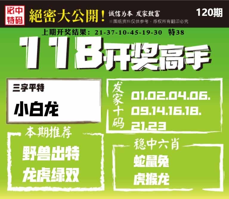 120期118开奖高手[图]