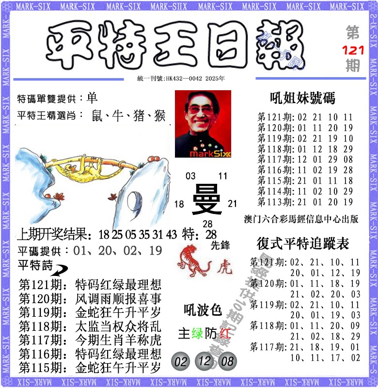 121期平特王日报[图]
