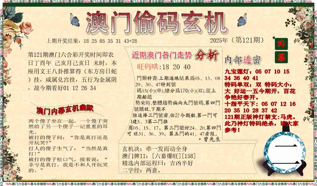 121期偷码玄机[图]
