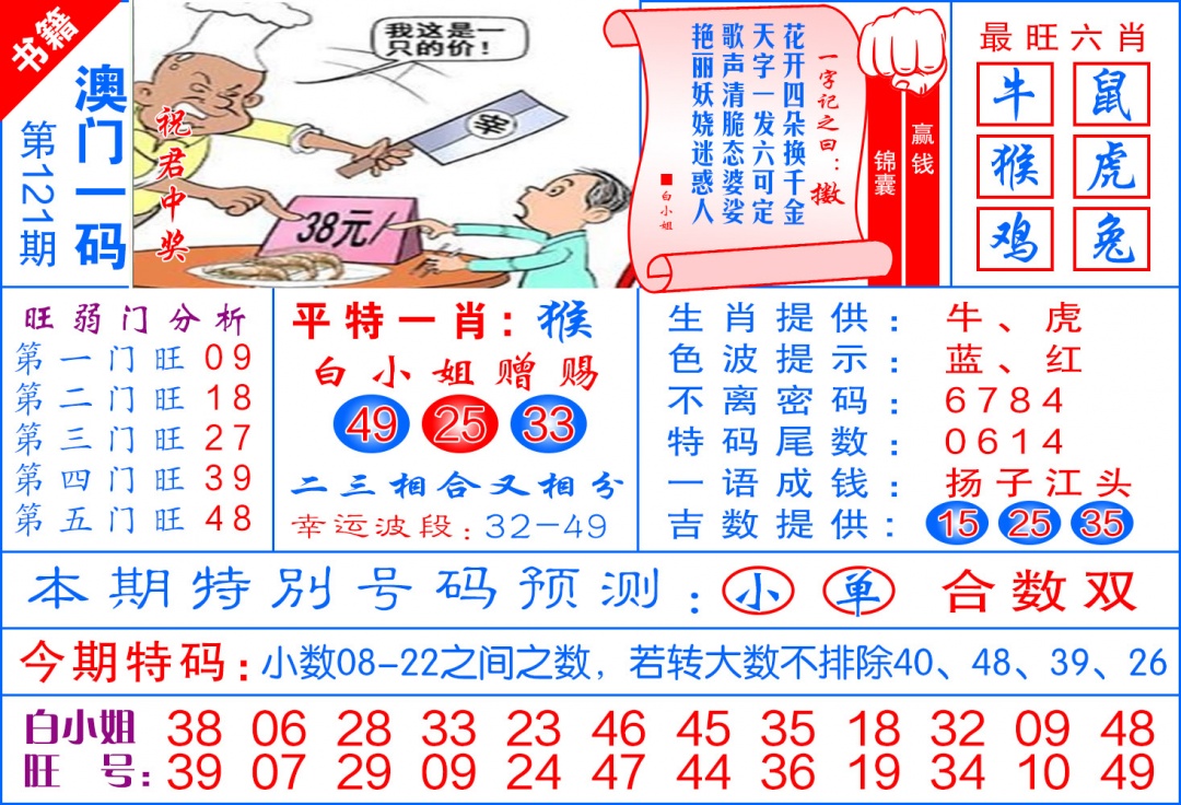 121期澳门飞龙宝典[图]