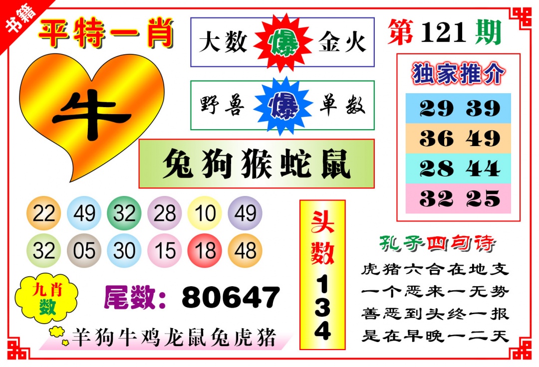 121期澳门九龙心水[图]