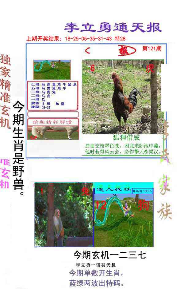 121期李立勇通天报[图]