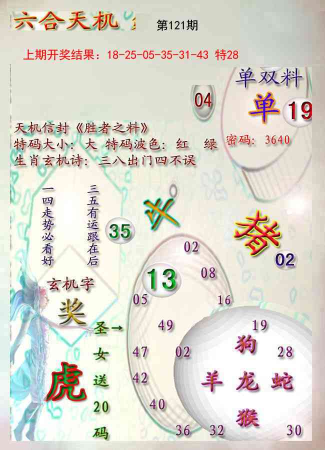 121期天机报[图]