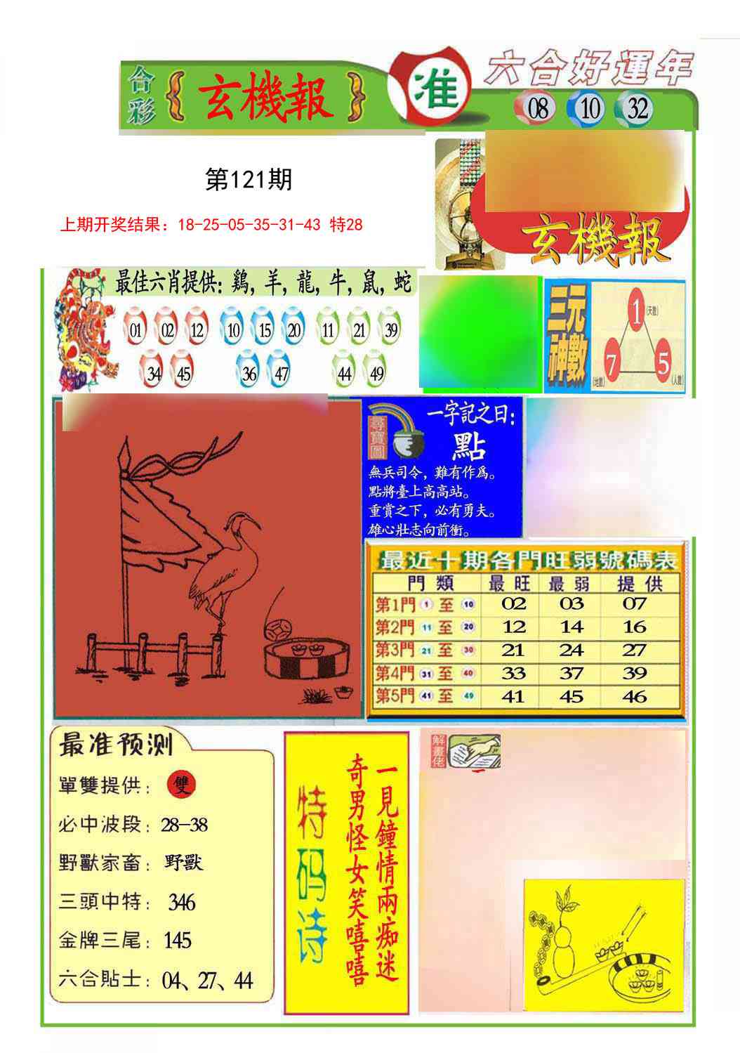 121期九龍玄机报(推荐)[图]