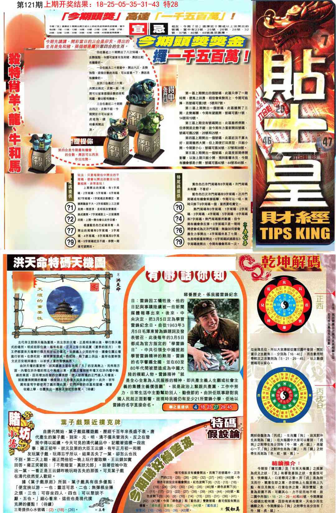 121期贴士皇A加大版[图]