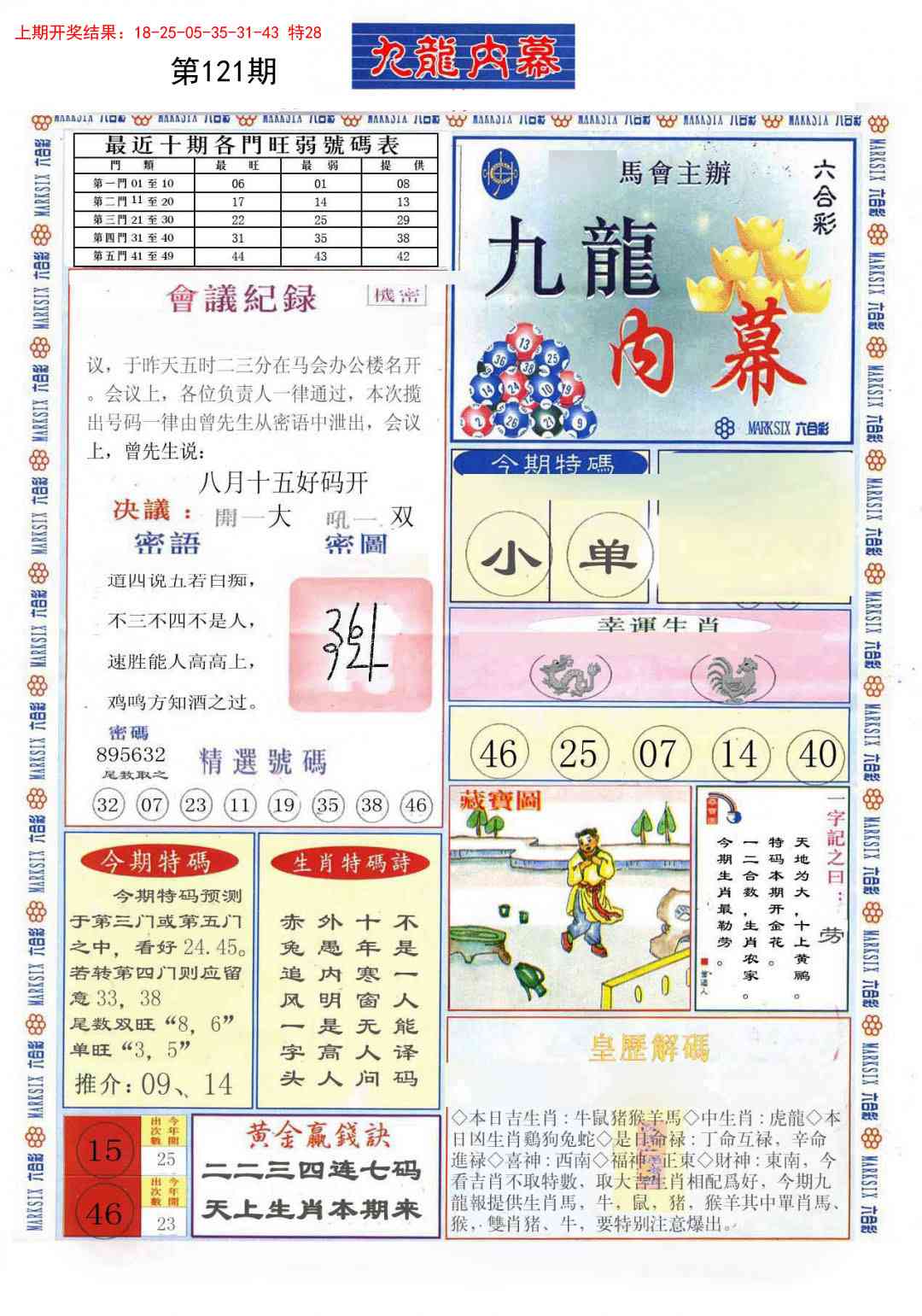 121期(新版)九龙内幕A[图]