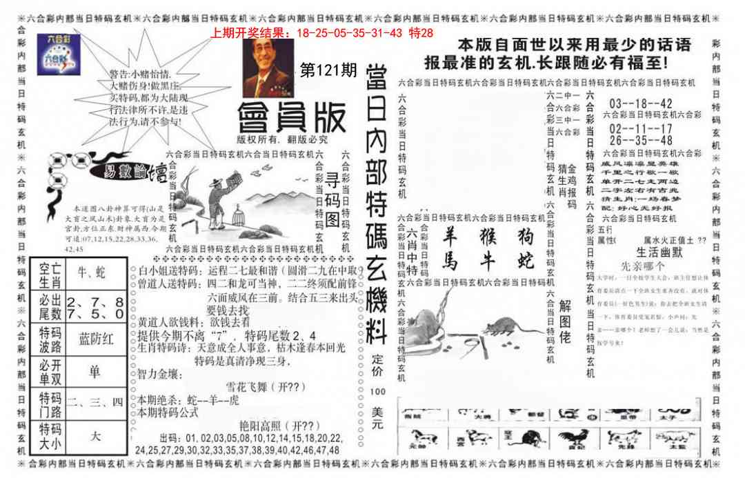 121期当日特码玄机报[图]
