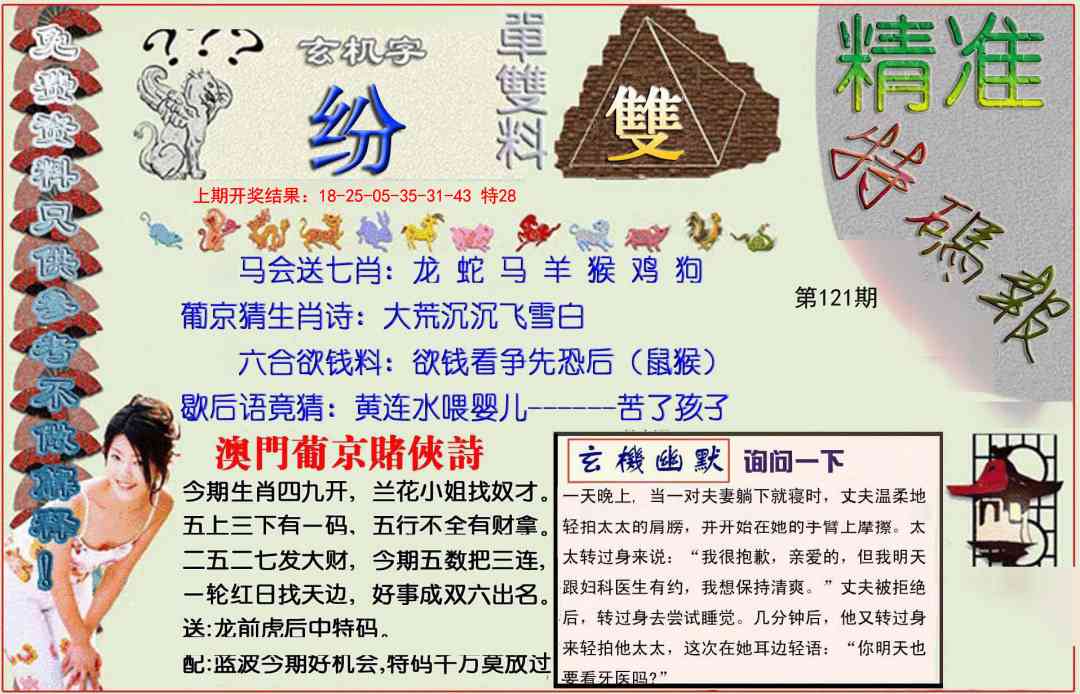 121期精准<特碼報>[图]