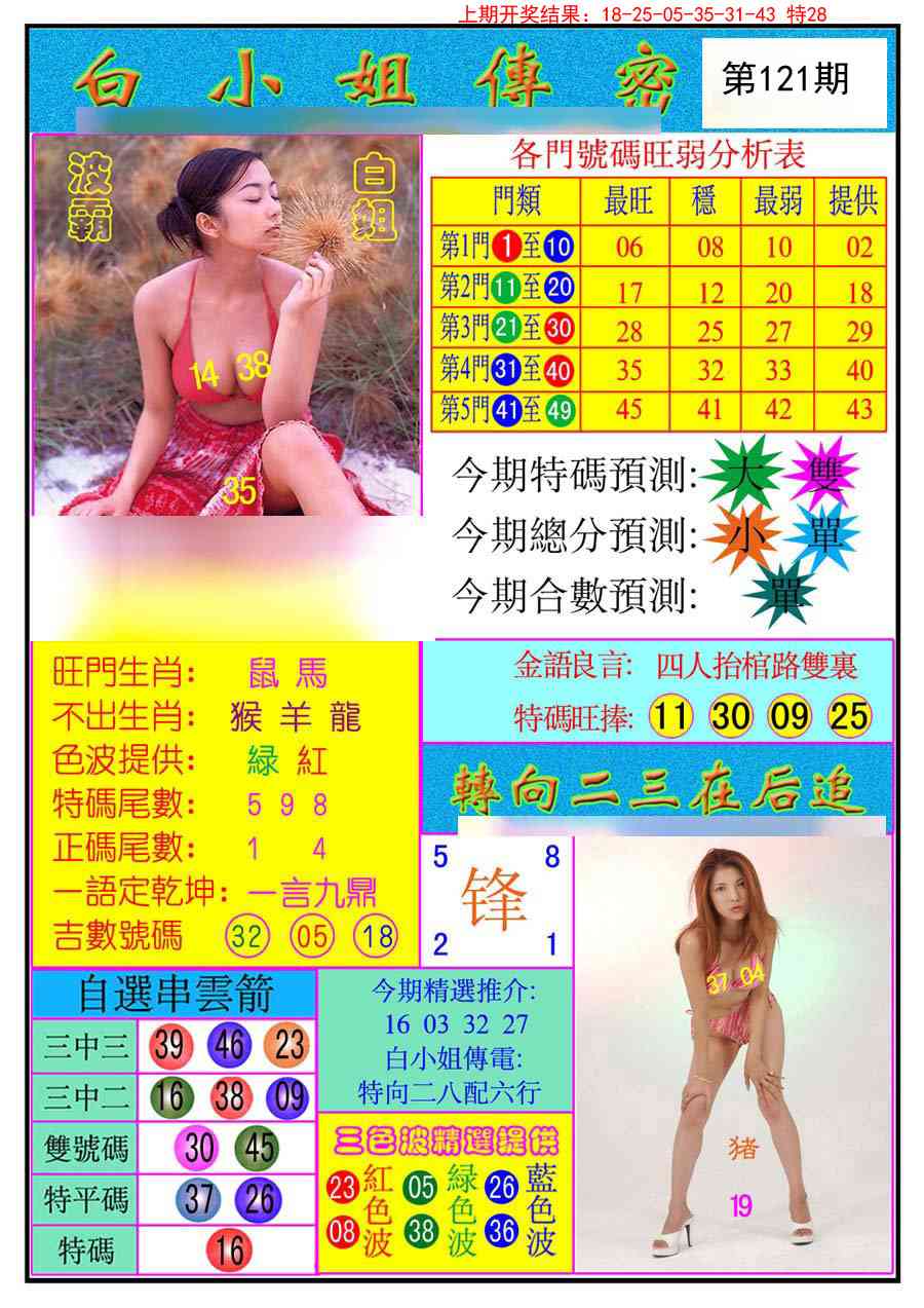 121期白小姐传密[图]