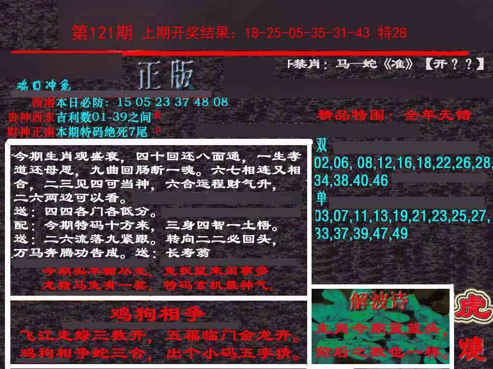121期新港内幕[图]