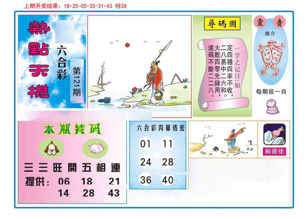 121期热点天机[图]