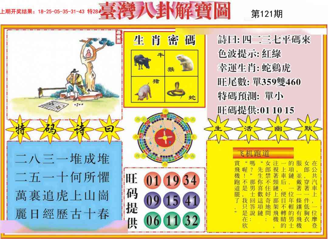 121期台湾八卦解宝图[图]