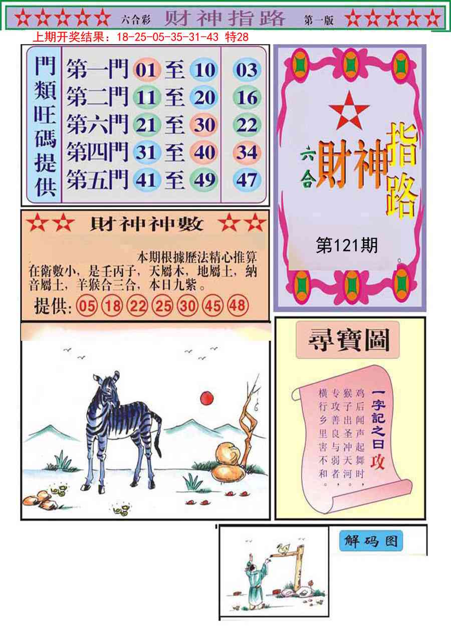 121期财神指路A[图]