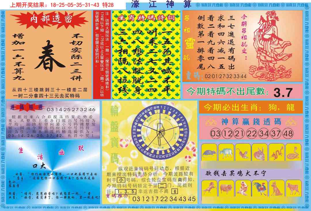 121期濠江神算B[图]