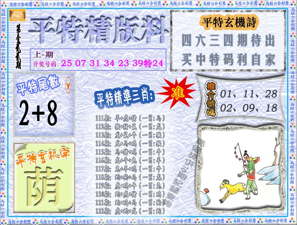 122期平特精版料[图]