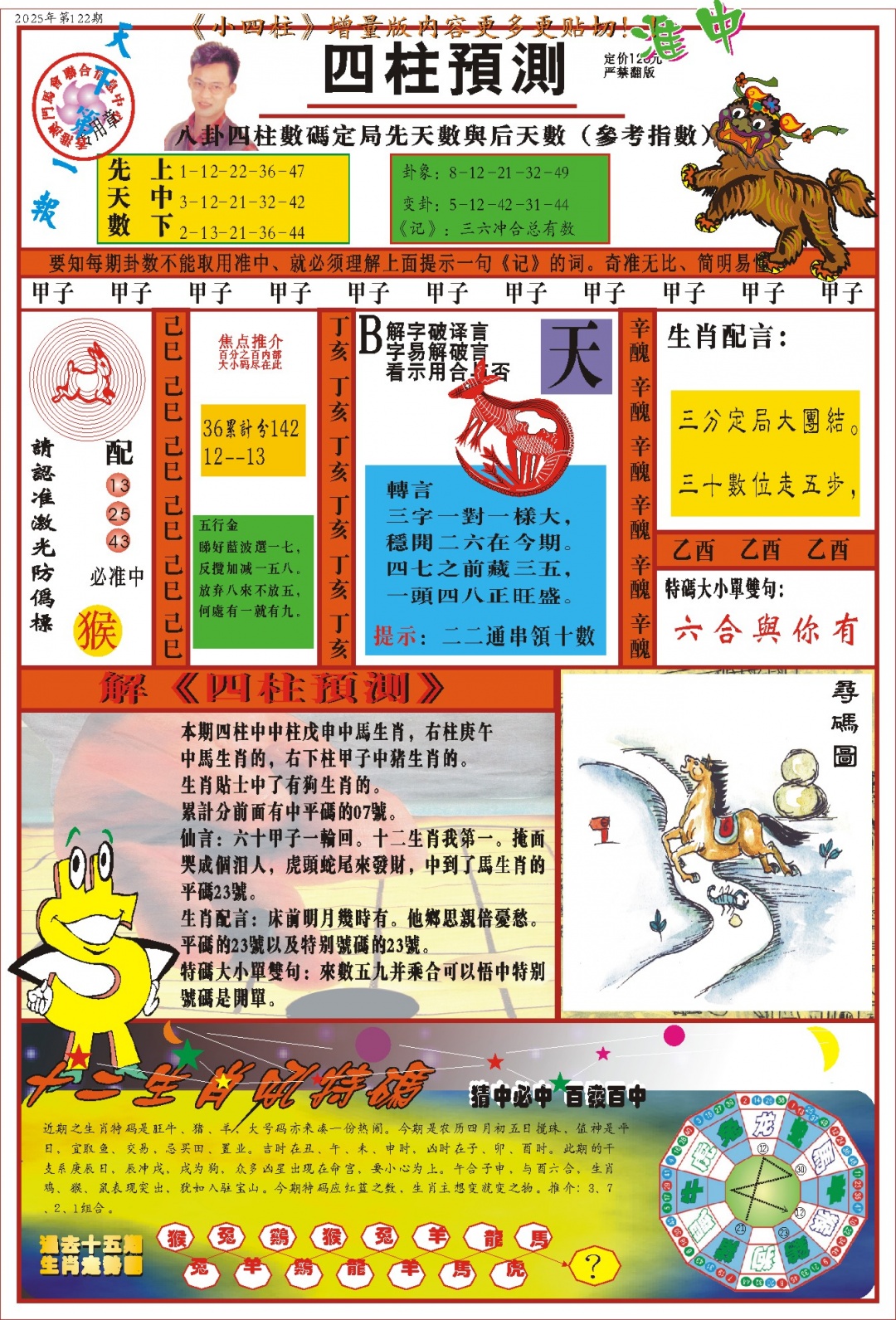 122期(新版)四柱预测A[图]