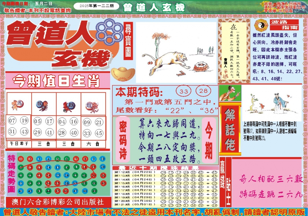 122期曾道人玄机A[图]