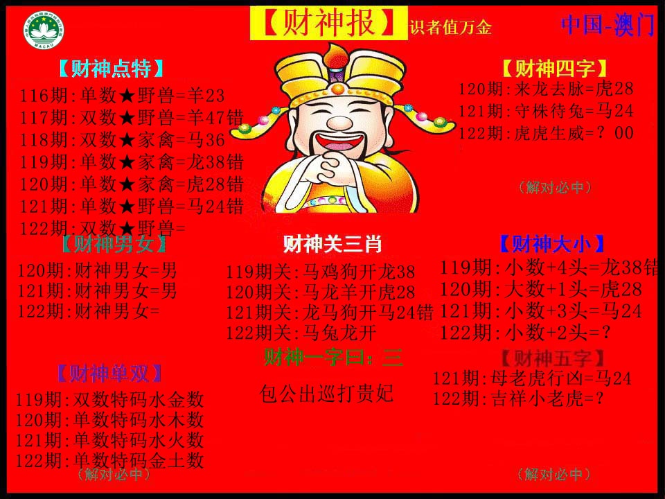 122期红财神[图]