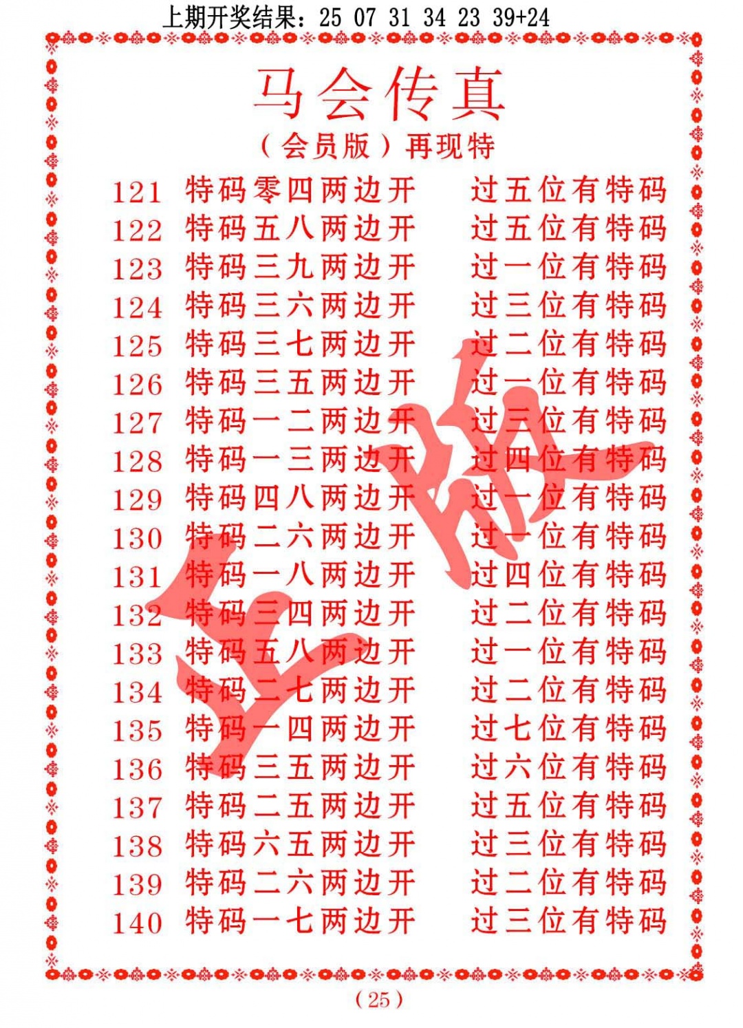122期马会传真[图]