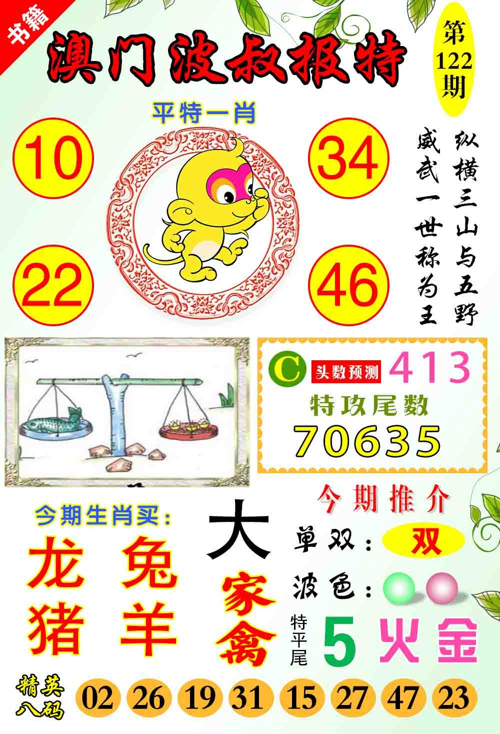 122期澳门波叔报特[图]