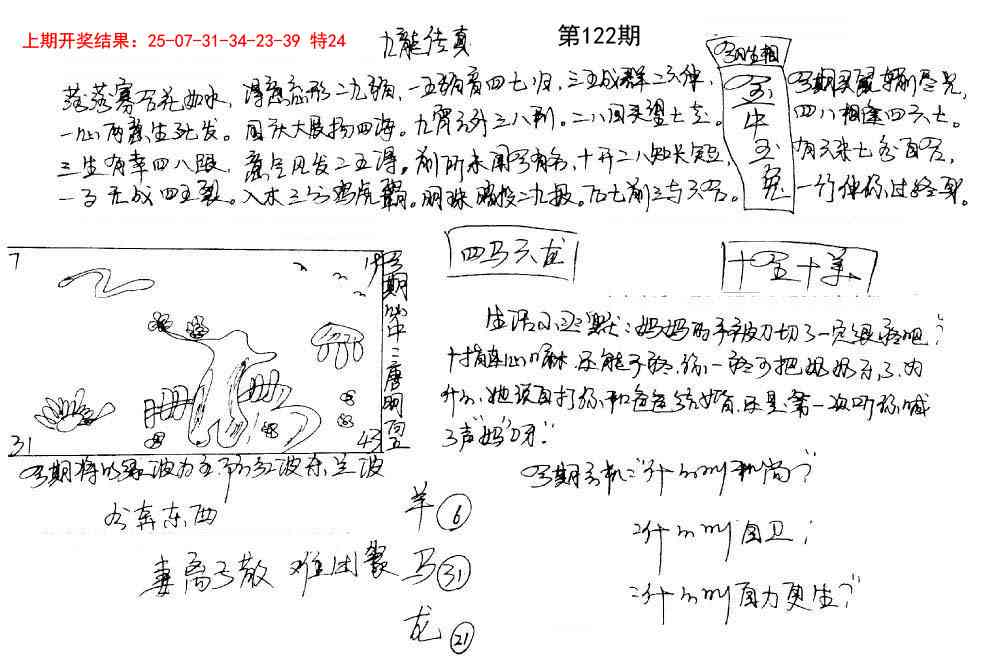 122期手写九龙内幕[图]