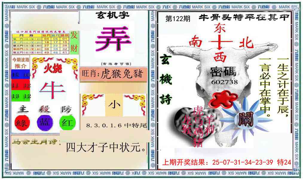 122期六合救世报+牛头报[图]