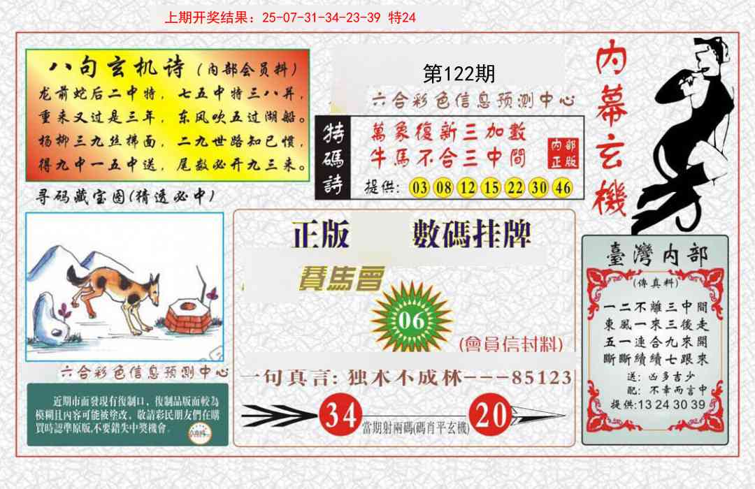 122期内幕玄机报[图]