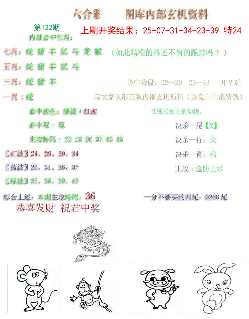 122期内部玄机资料[图]