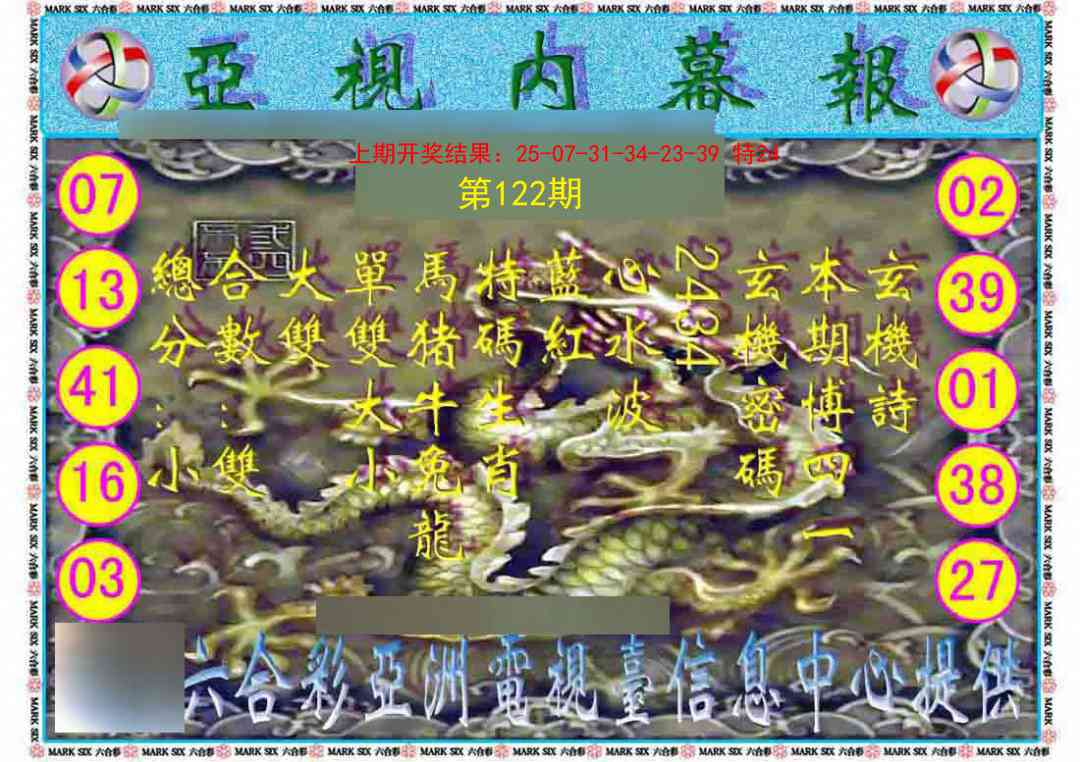 122期亚视内幕报[图]