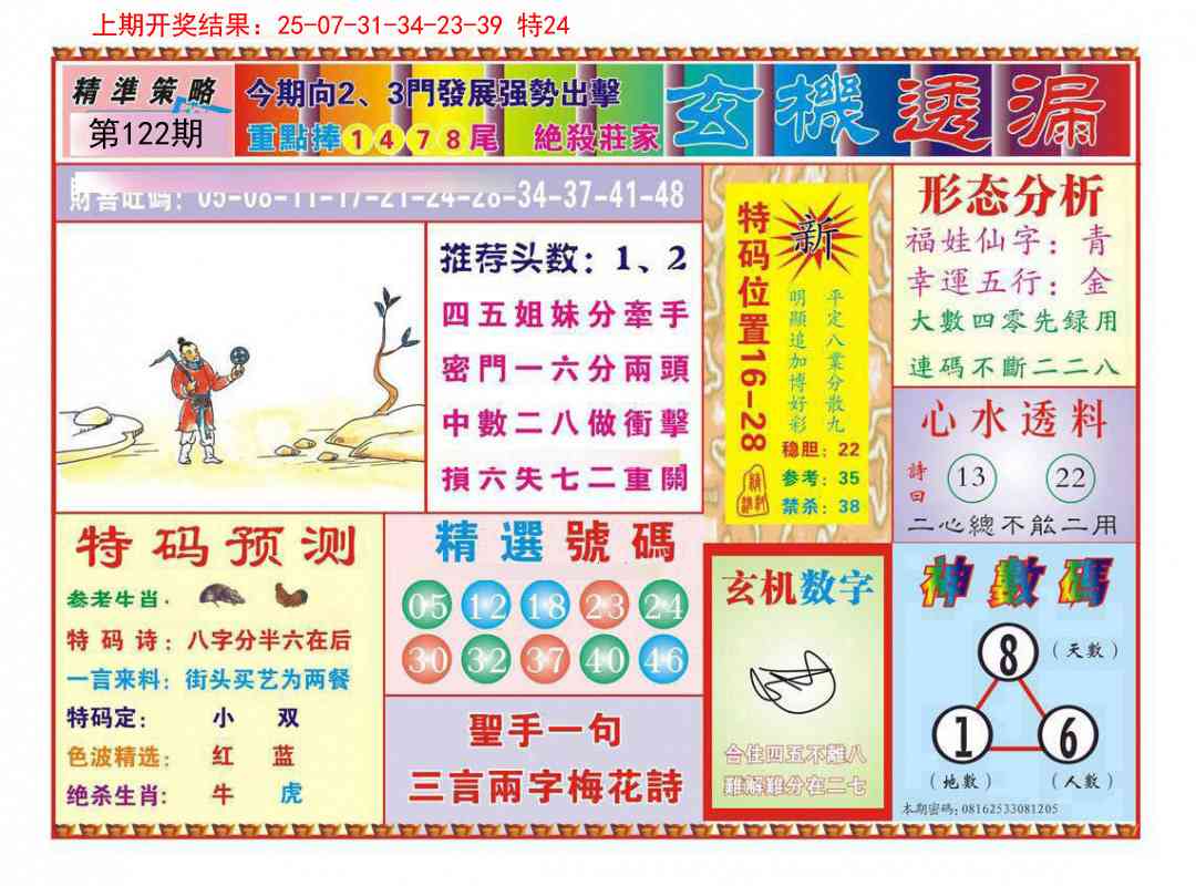 122期玄机透漏[图]