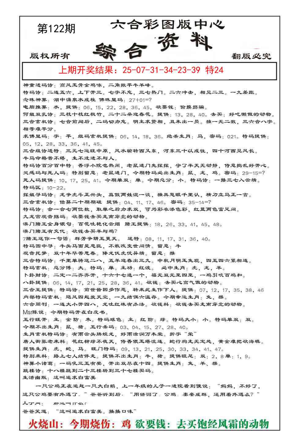 122期内部综合资料[图]