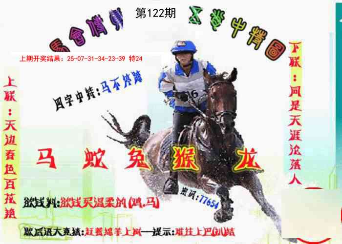 122期马会传真-五肖料[图]