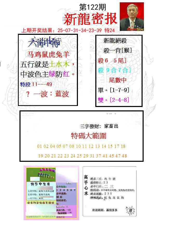 122期新龙密报[图]