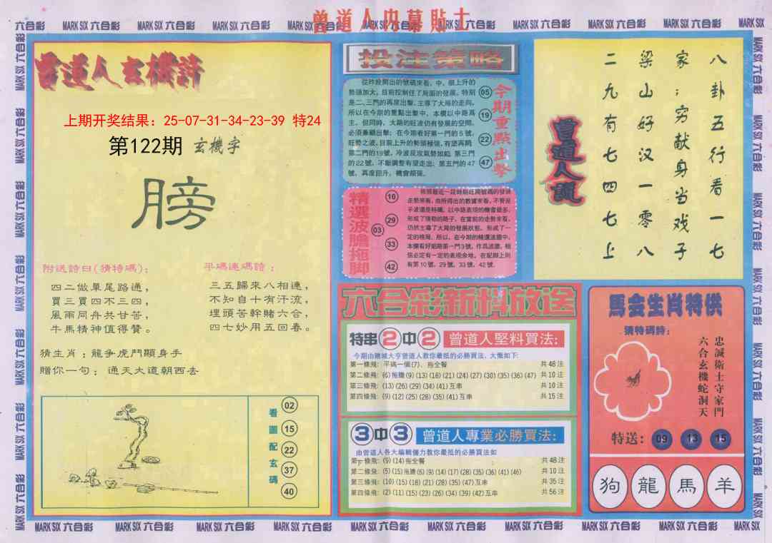 122期曾道人内幕贴士B[图]