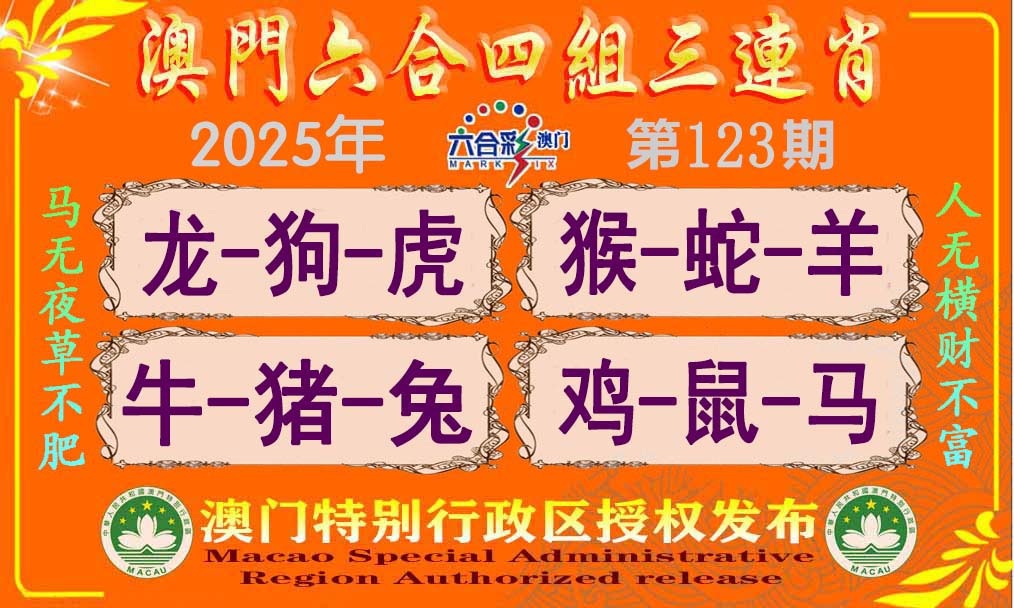 123期六合四组三连肖[图]