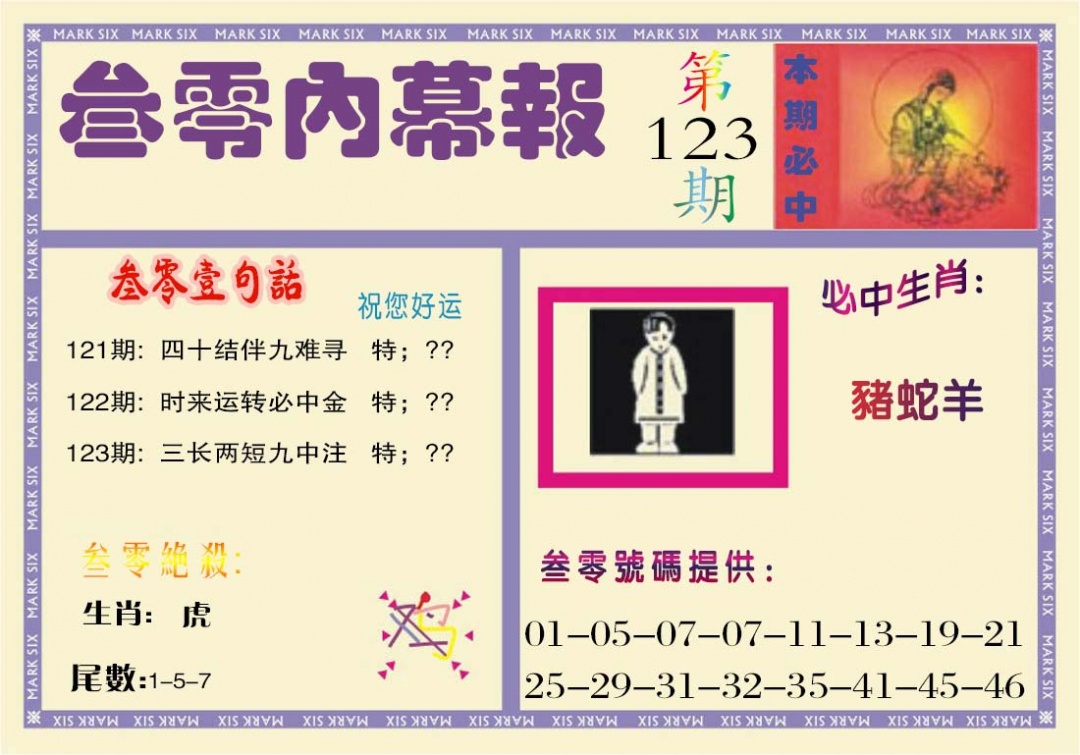 123期叁零内幕报[图]