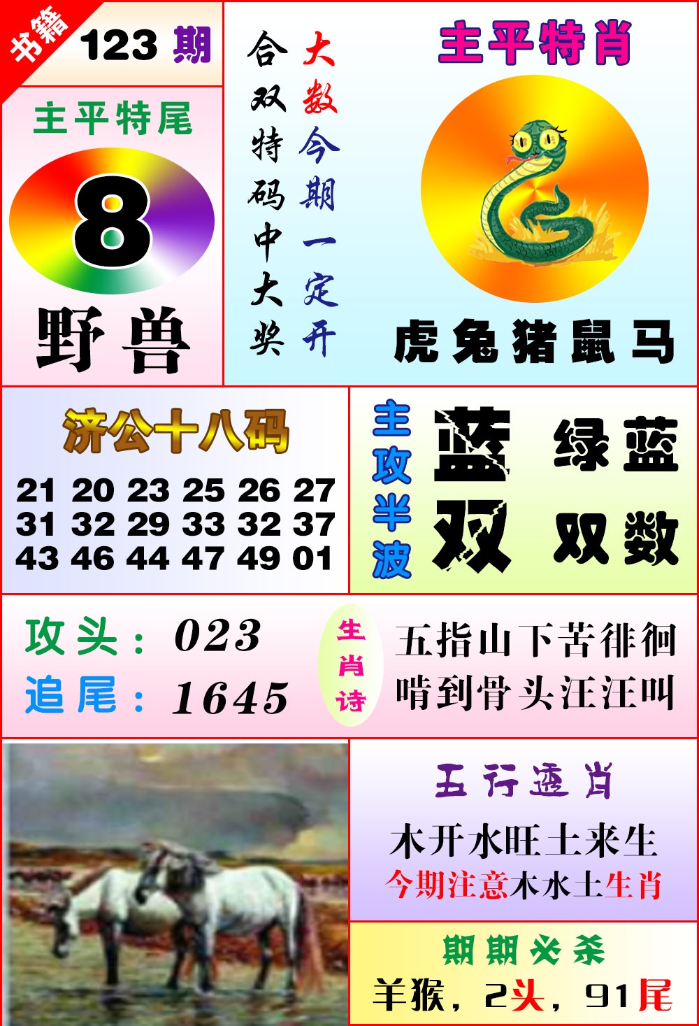 123期澳门狗头铡[图]