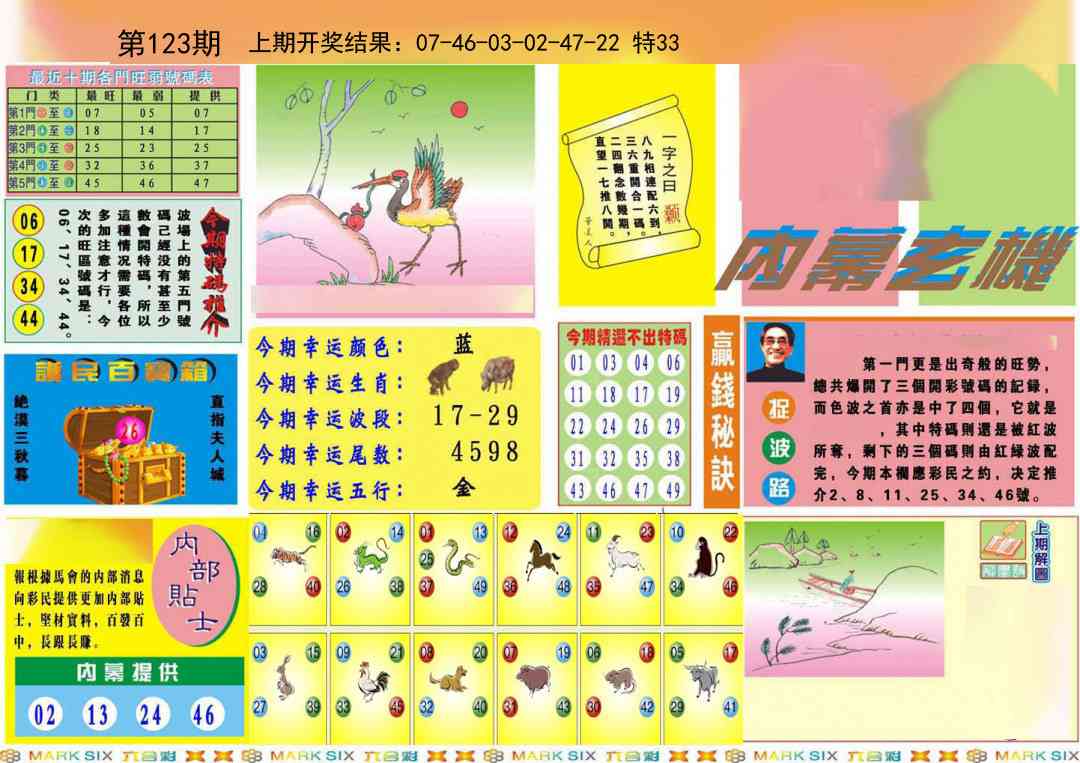 123期九龍内幕A(推荐)[图]