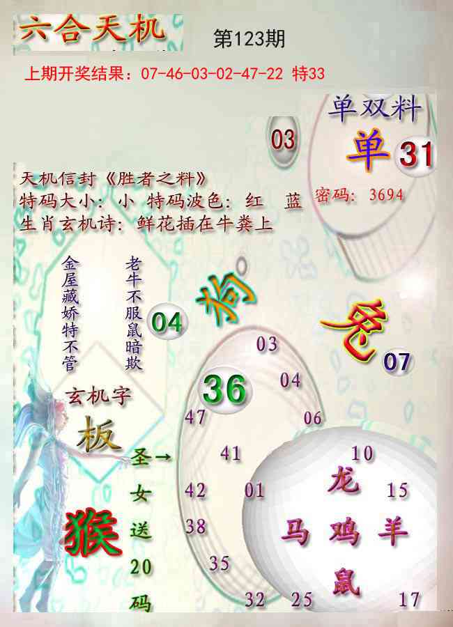 123期天机报[图]