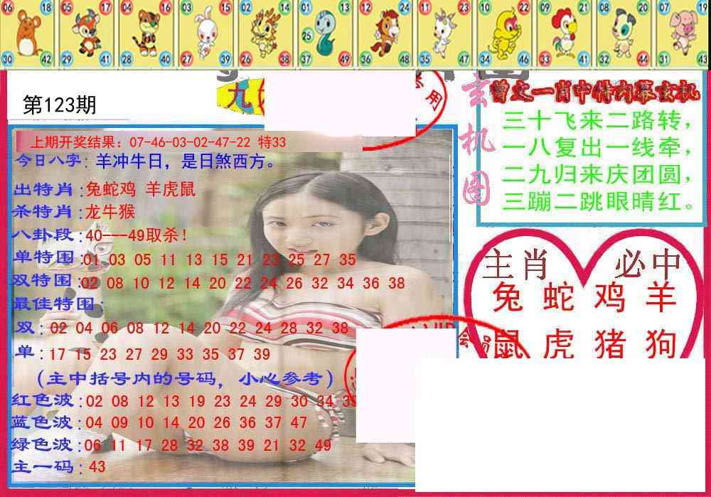123期特码生肖图[图]