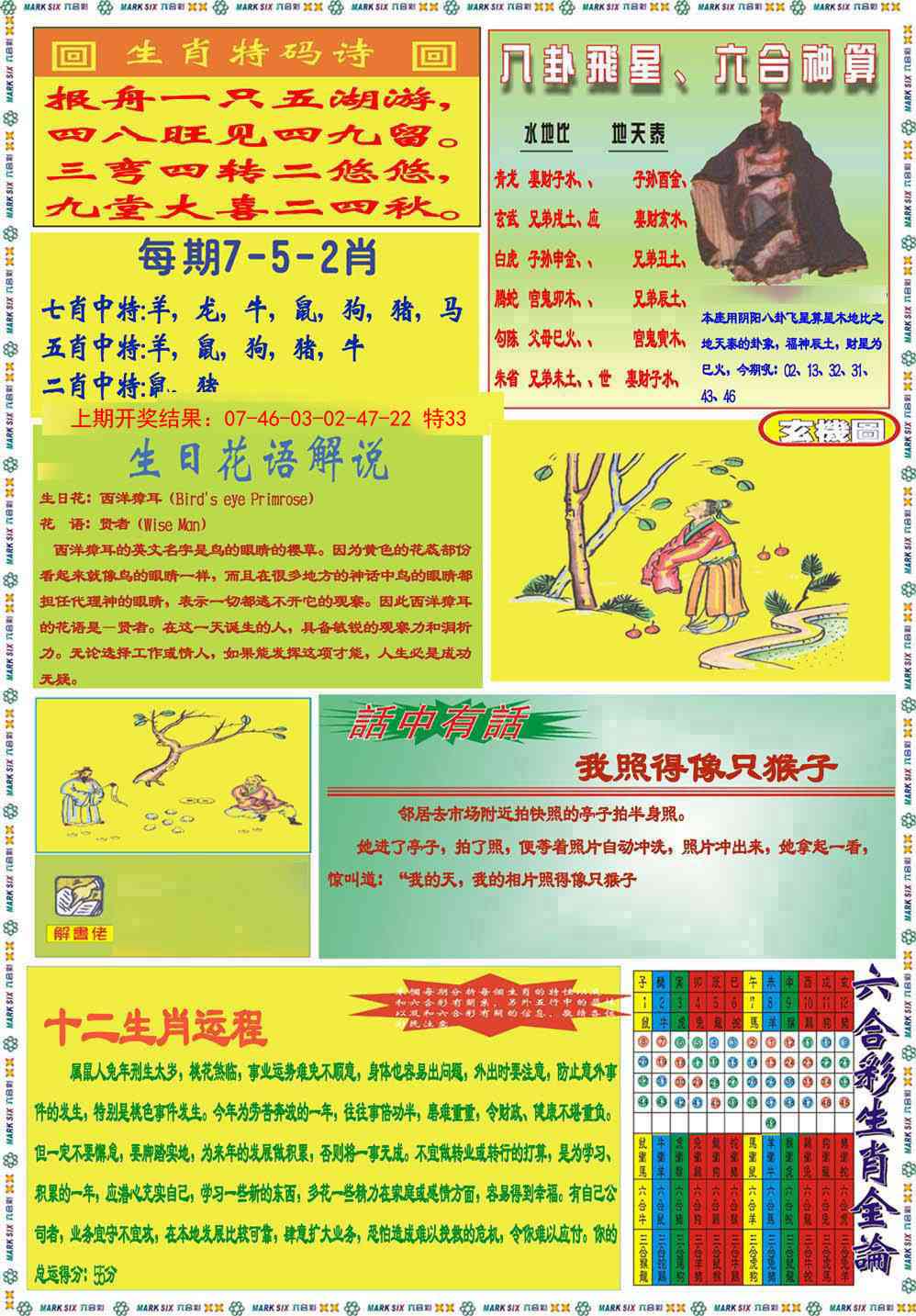 123期九龍马经B(推荐)[图]